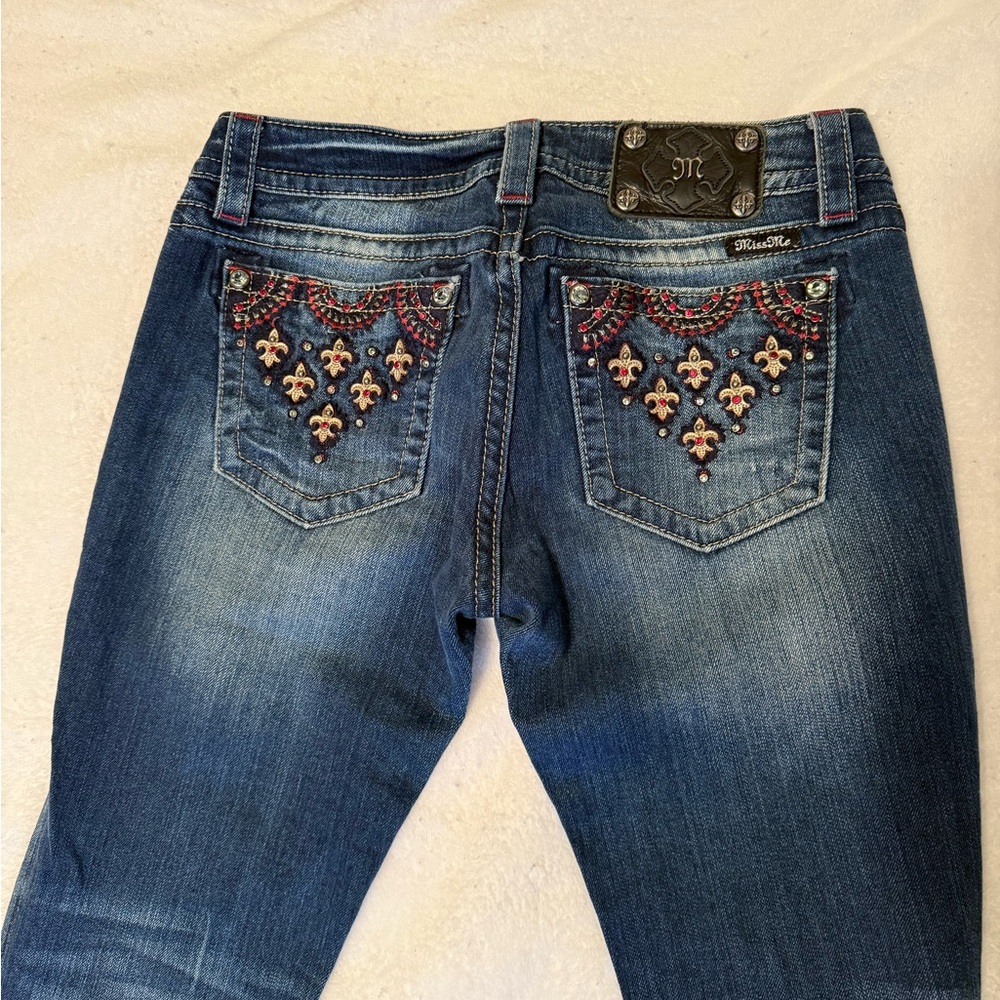 Miss Me Women's Blue Embellished Jeans